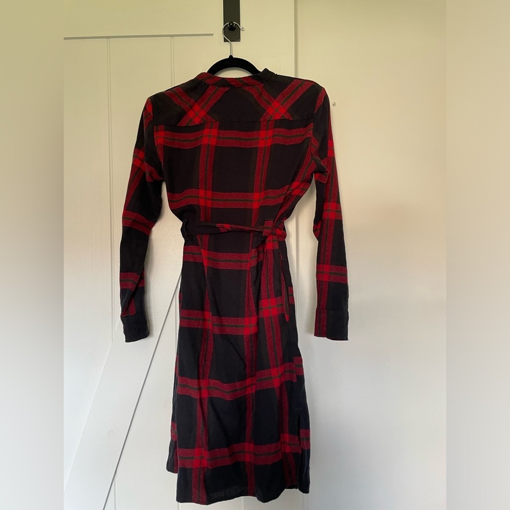 Joe Fresh Plaid Midi Dress